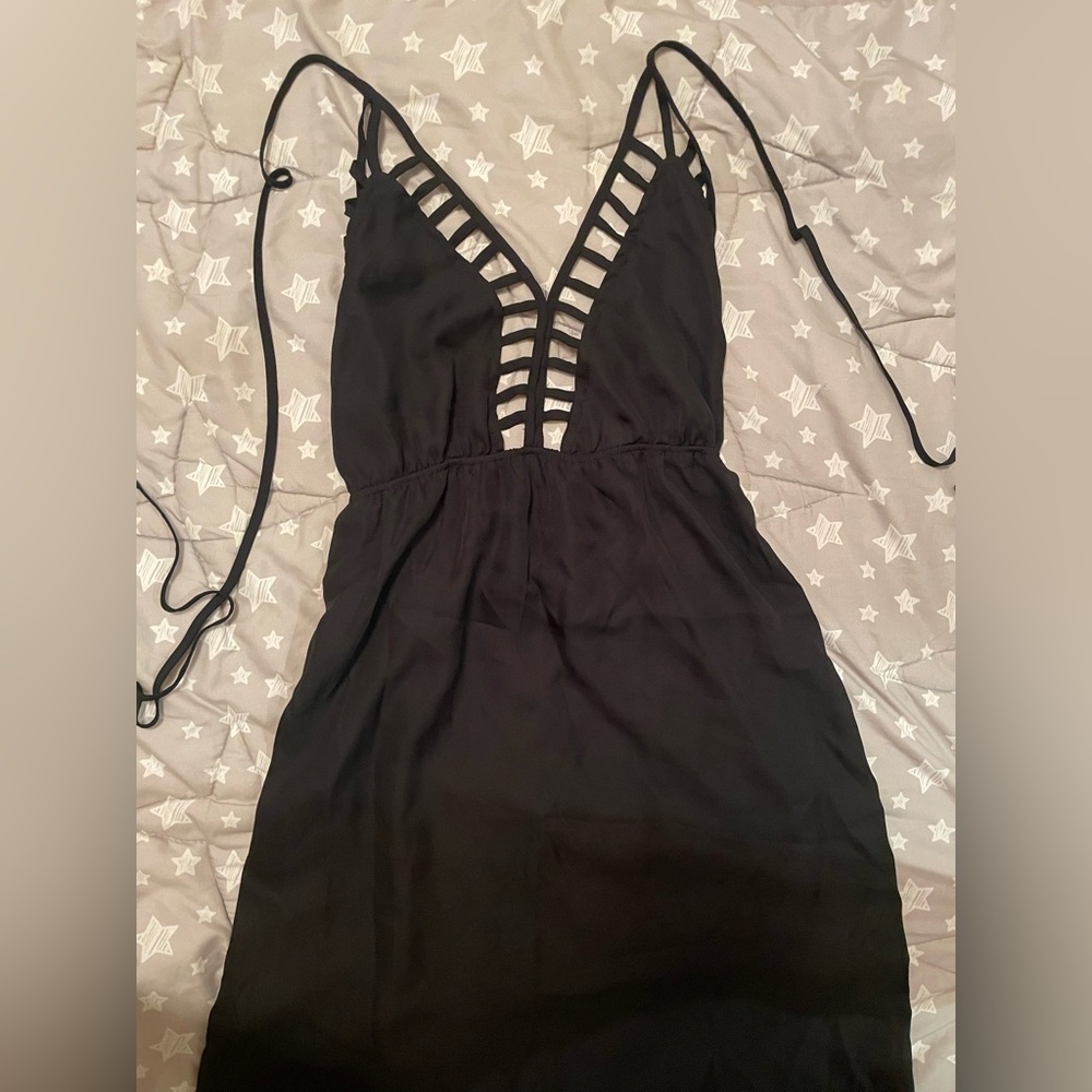 Black Strappy Dress